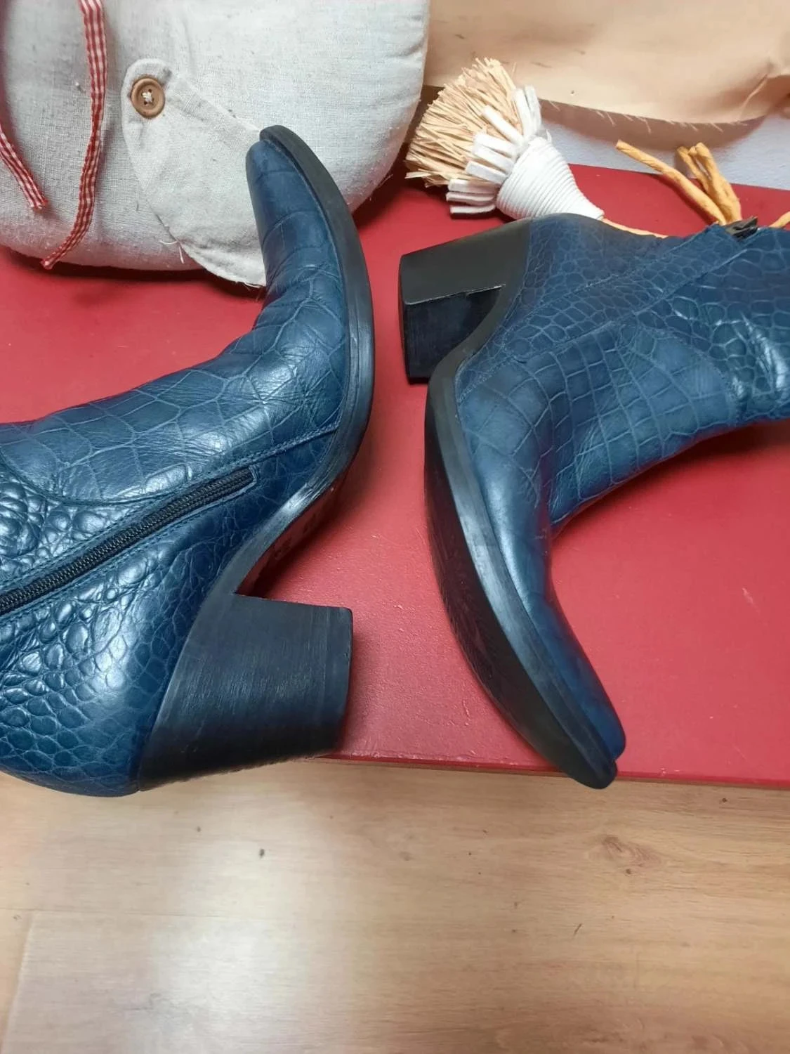 🥀Bottines tout cuir, femme 37. Vero Cuoio. – photo 8